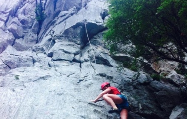 Rock climbing in NP Paklenica